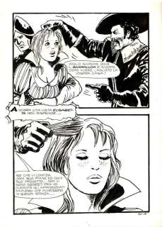 Manara, Milo - 1 Original page - Jolanda De Almaviva #50 - "La foresta degli impiccati" - 1973 | Catawiki