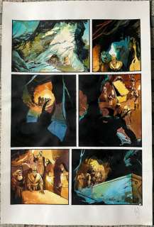 Reculé, Henri - 1 Original colour page - Les Immortels T4 - Le Second cavalier - 2003 | Catawiki