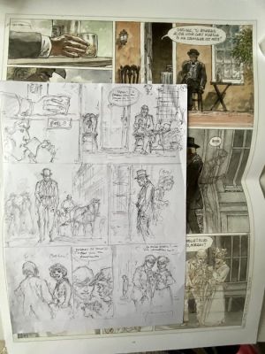 Hermann - 1 Original preliminary page - Duke T7 - Ce Monde n’est pas le mien - 2023 | Catawiki