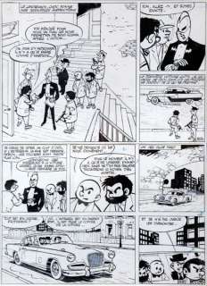 Will | Tif et Tondu, planche n°35 Ã  l’encre de Chine de… | Banque Dessinée