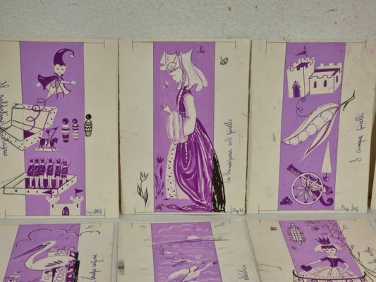 Abbott, Judi - 27 Original colour drawing - Collana Flavia - Fiabe della sera - 1968 | Catawiki