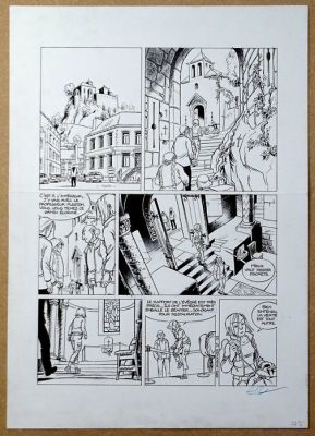 Benoît Ers - 1 Original drawing - Les Démons d’Alexia T5 - Le Sang de l’Ange | Catawiki