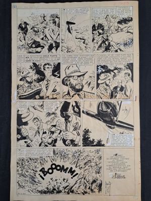 Breccia, ALberto - 1 Original page - El Super-espia Komet | Catawiki