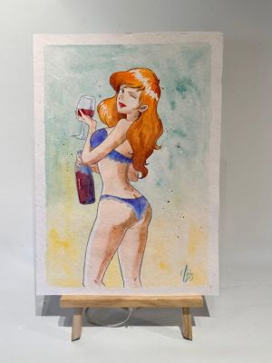 Zanella - 1 Original colour drawing - Lupin Terzo - Fujiko - La Tentazione Perfetta - 2025 | Catawiki