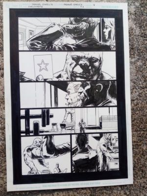 Manuel Garcia - 1 Original page - checkmate (DC comics) | Catawiki