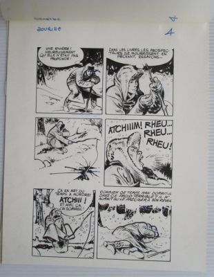 René Follet - 1 Original page - Ivan Zoerin, / Ivan Zourine - Sa première fugue / Leve de Vrijheid (p.4) - 1974 | Catawiki