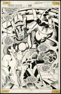 Buscema, John - SILVER SURFER: JUDGMENT DAY (1988) Splash Page | ComicConnect