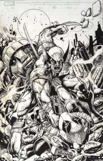 EMIL CABALTIERRA, Wolwerine vs. Deadpool | Art-Rite