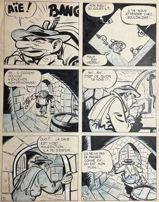 Sirius - 1 Original page - Boudaldar - La Forêt menacée - 1951 | Catawiki
