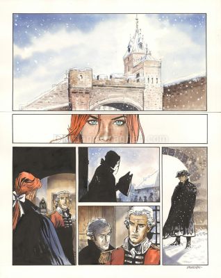 Bernard Vrancken | Nouvelle France, Chapitre III, planche or | Daniel Maghen