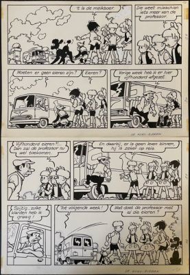 Nys, Jef - 1 Original page - Jommeke - 58-De Kuko Eieren p10 - 1973 | Catawiki