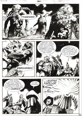 Dotti, Maurizio - 1 Original page - Dampyr #174 - "Il trono del dio oscuro" - 2014 | Catawiki