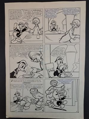 Carpi, Chierchini - 1 Original page - Paperino e il Muro del Riso - Seconda Parte | Catawiki