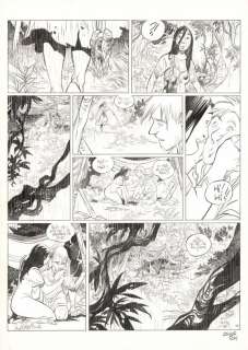 Olivier Pont | Planche originale n°38, présence de rustines - O Maneta - Un putain de salopard | Daniel Maghen