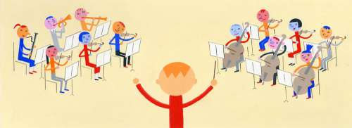 PHILIPPE PETIT-ROULET - Music Is – dessin 07