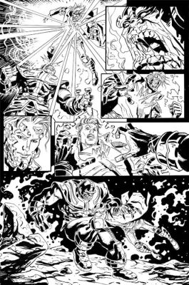 Caracuzzo, Giancarlo - 1 Original page - Thanos - THANOS, Original ink page - 2015 | Catawiki