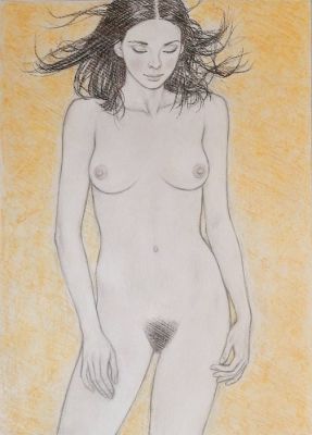 Arinouchkine, Andreï - 1 Original colour drawing - Nu | Catawiki