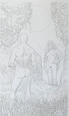 Eon - Joseph Viglioglia - 1 Original drawing - Le tarot érotique Fantasy | Catawiki