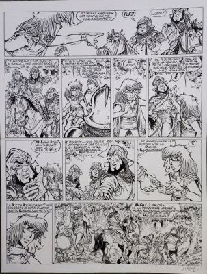 Luguy, Philippe - 1 Original page - Percevan T17 - La couronne du crépuscule