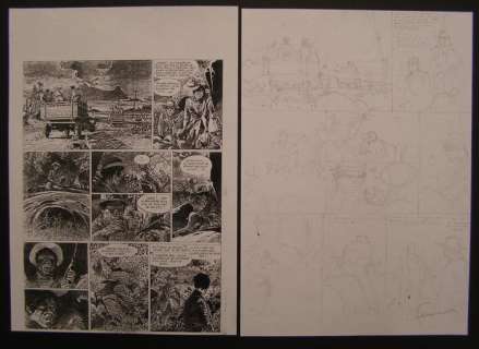 Hermann | Original sketch page  - Caatinga  - (1997) | Catawiki