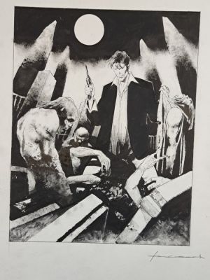 Roi, Corrado - 1 Original drawing - Dylan Dog: L‘Alba dei Morti Viventi