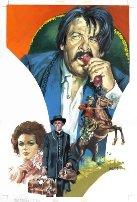 Rafael Cortiella | Original drawing art: Video edition poster: Black Angel of the Mississippi – Cortiella | Origin Of Comics