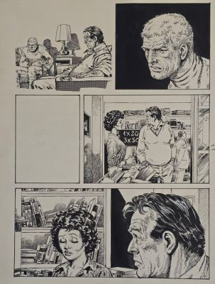 Francisco Solano Lopez - 1 Original page - Eternauta - Ep 4 part 6