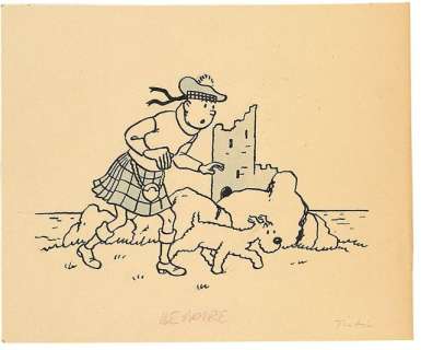 Hergé Georges Remi Dit (1907-1983) | L’ILE NOIRE - TINTIN ET MILOU | Artcurial