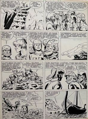 Sirius (Mayeu, Max) - 1 Original page - De Timoers - T15 - Alerte sur le fleuve / Onraad op de rivier - 1961 | Catawiki