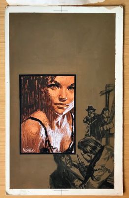 Michel - 1 Original colour page - Detective Story - 1968 | Catawiki