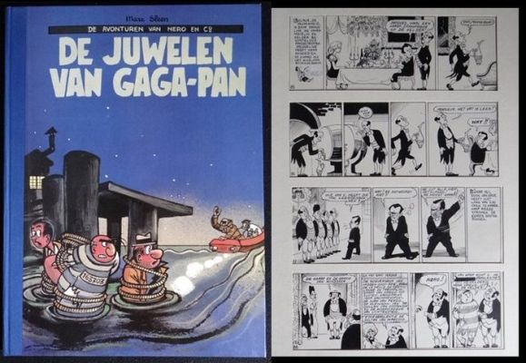 Sleen, Marc - 1 Album de luxe grand format avec page originale - De juwelen van Gaga-pan - 1983 | Catawiki