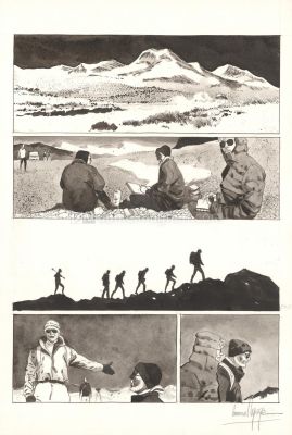 Emmanuel Lepage | Au pied des étoiles, Planche originale | Daniel Maghen