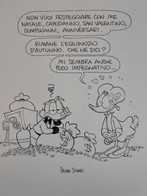 Ziche, Silvia - 1 Original drawing - Che Aria Tira a Topolinia