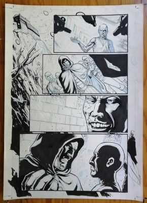 Atilio Rojo - 1 Original page - Snake ayes-storm shadow/Gijoe - #21 - 2014 | Catawiki