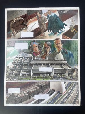 Frezzato, Massimiliano - 1 Original colour page - Margot queen of the night - 1992 | Catawiki