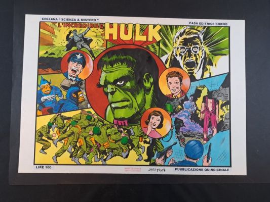 Larry, Camarda - 1 Original colour drawing - Incredible Hulk | Catawiki