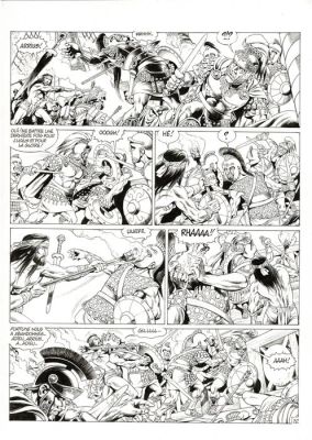 Mitton, Jean-Yves - 1 Original page - Ben Hur T2 - Quintus Arrius - 2009 | Catawiki