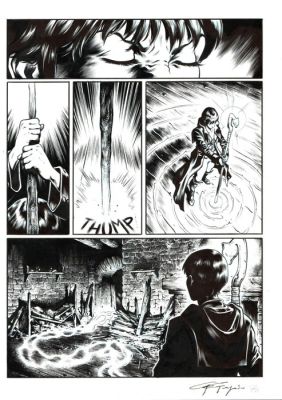 Gregorini, Gianluigi - 1 Original page - Dragonero #73 - "l’invasione delle tenebre" - 2019 | Catawiki
