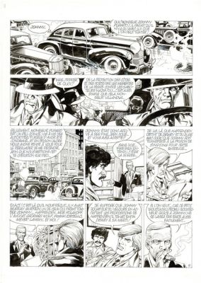 Mitton, Jean-Yves - 1 Original page - De Silence et de Sang T8 - Les 4 provinces de L’Ave Maria - 1994 | Catawiki