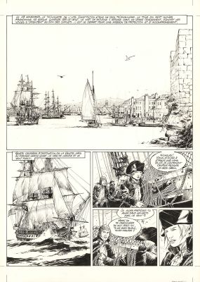 Franck Bonnet | USS Constitution - Livre II - Il y a deux justices en mer, celle des gradés et celle des sans grades (T.2) - Planche originale n°10 | Daniel Maghen