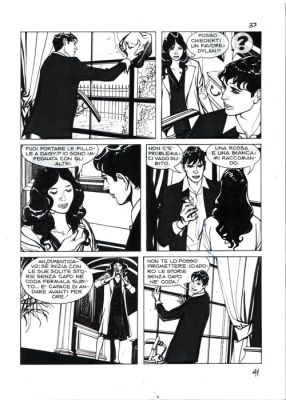Mari, Nicola - 1 Original page - Dylan Dog #293 - "Gli ultimi immortali" - 2011 | Catawiki
