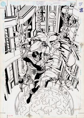 Grummett, Tom - Superboy #68 Cover - Kirby’s The Demon! | Comic Book Art Gallery