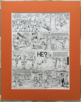 Devos, Jacques - 1 Original page - Génial Olivier - Verleden voor de klas/Le passé recomposé - 1979 | Catawiki