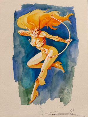 Candita, Giuseppe - 1 Original drawing - G.Candita - L’arciere - 2026 | Catawiki