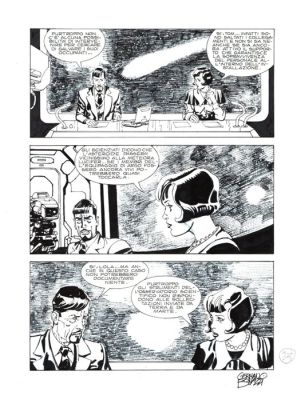 Bonazzi, Germano - 2 Original page - Agenzia Alfa #2 - "I naufraghi dello spazio" - 2013 | Catawiki