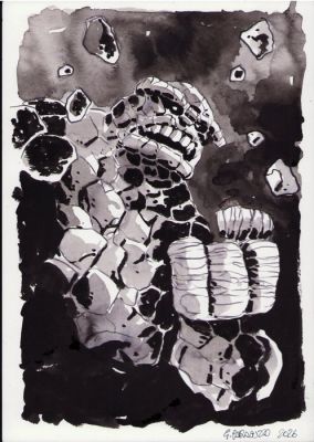 Caracuzzo, Giancarlo - 1 Original colour drawing - The Thing - 2026 | Catawiki