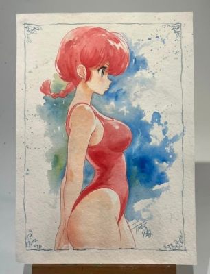 Fang Daniel - 1 Original colour drawing - Ranma - Ranma – Summer Mood - 2026