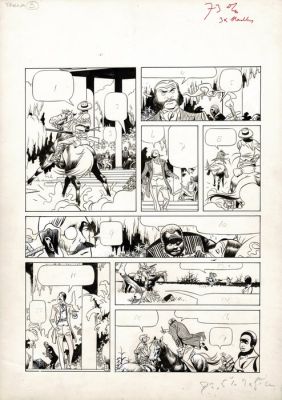 Matena, Dick - 1 Original page - Dandy - Slavenopstand - 1979 | Catawiki
