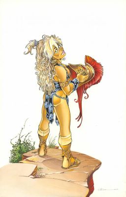 Crisse - Illustration originale pour les pages de garde de l‘album. Présence de ruban adhésif dans la partie inférieure gauche du dessin - Le Pacte - Atalante