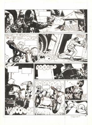 Félix Meynet | Planche originale n°15 - La Boîte de pandore - Tatiana K. | Daniel Maghen